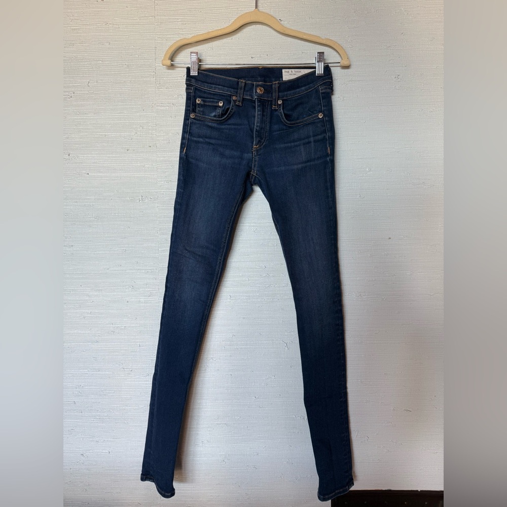rag & bone Dark Blue Skinny Jeans